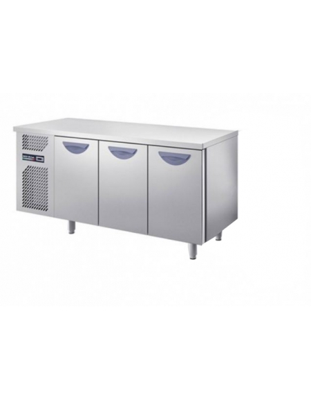 Tavolo refrigerato 3 Porte Dimensioni Cm.283x80x85h