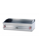 Fry top elettrico trifase-14,8kw da banco, piastra doppia liscia cromata cm 116x51, r. temp. 50 a 300 °C - dim. cm 120x70,5x28h