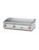 Fry top a gas da banco, 21kw, piastra liscia, 3 zone di cottura cm 116x51 - cm 120x70,5x28h