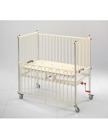 Letto pediatrico tr-rtr con manovella per bambini da 1 a 4 anni