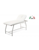 LETTINO PROFESSIONALE PER VISITA MEDICA CON FORO POGGIATESTA 1 SNODO - Portata 180 Kg - cm 180x75x79h