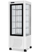 Vetrina gelateria verticale statica Litri 400 - ILLUMINAZIONE A LED - COLORE BIANCO - cm 70x70x187h