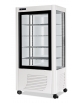 Vetrina gelateria verticale statica Litri 540-ILLUMINAZIONE A LED - COLORE BIANCO - cm 90x70x187h