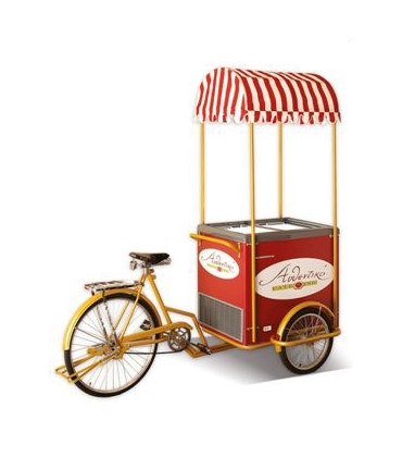 Carretti ambulanti per vendita gelato