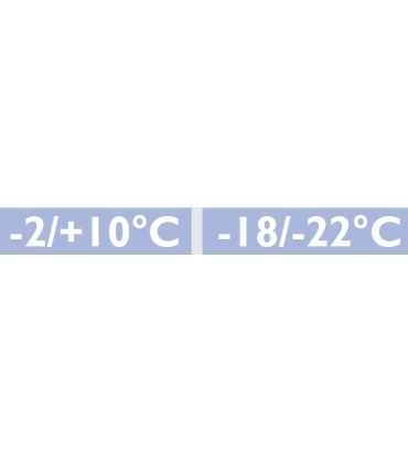 Positivo ( -2°+8°C ) / Negativo ( -18°-22°C )