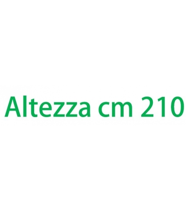 Altezza esterna cm 210