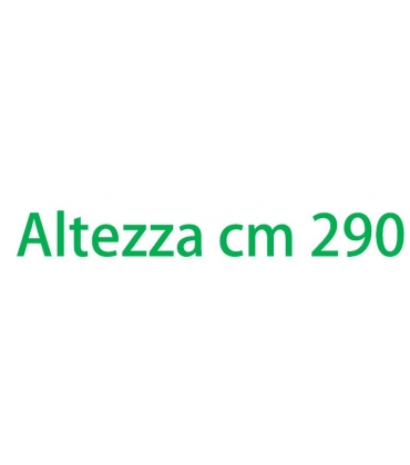 Altezza esterna cm 290