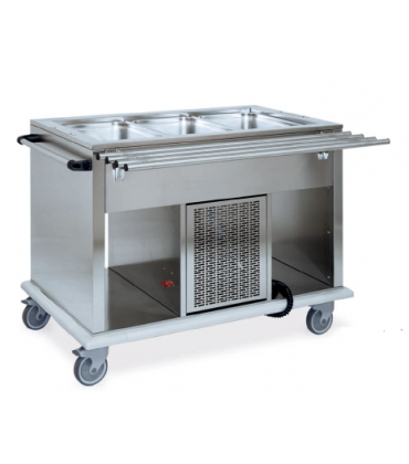 Carrelli refrigerati in acciaio inox