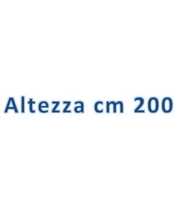 Altezza totale cm 200