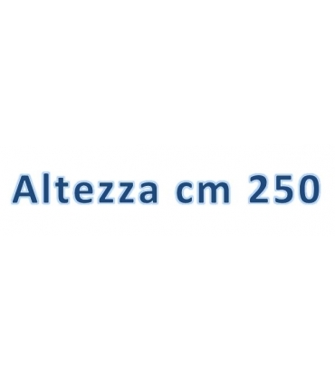 Altezza totale cm 250