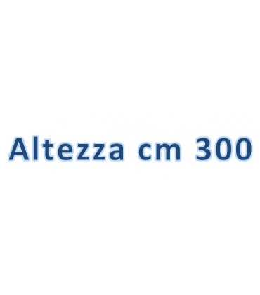 Altezza totale cm 300