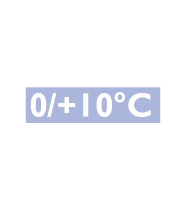Temperatura positiva 0° + 10°C