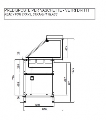 Con kit vaschette