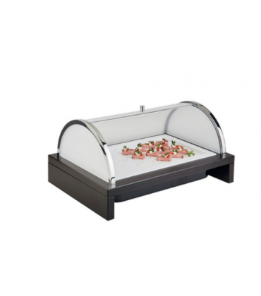 Vetrine in acrilico e legno per buffet