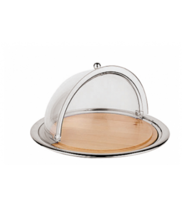 Vetrine in acciaio inox e SAN per buffet