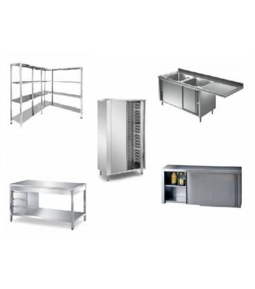 Arredamento inox per cucine  professionali