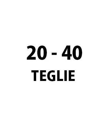 Da 20 a 40 teglie