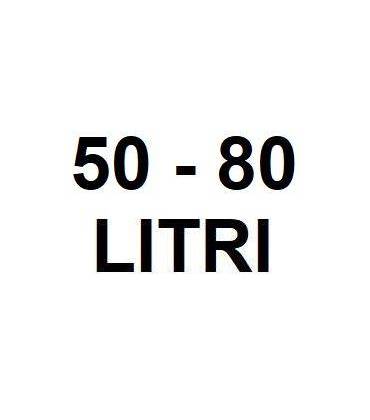 Da 50 a 80 litri