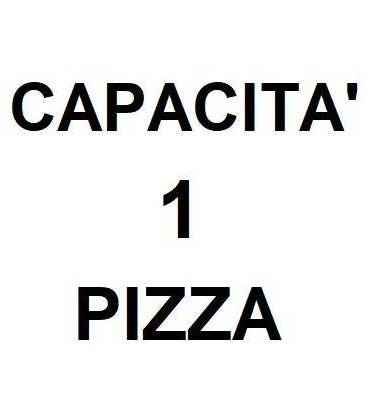 Capacità 1 pizza