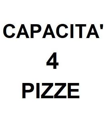 Capacità 4 pizze