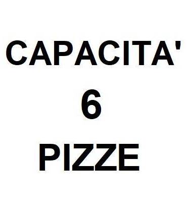Capacità 6 pizze
