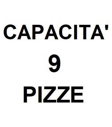 Capacità 9 pizze