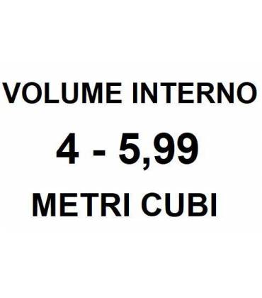 Volume interno da 4 a 5,99 Metri Cubi