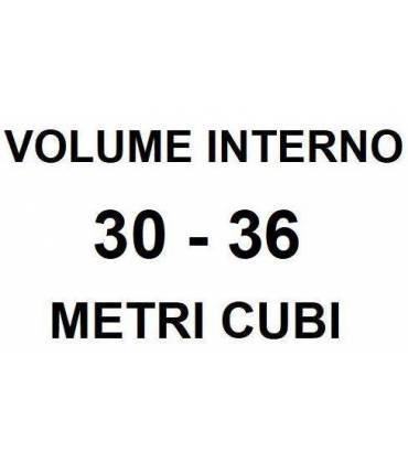 Volume interno da 30 a 36 Metri Cubi