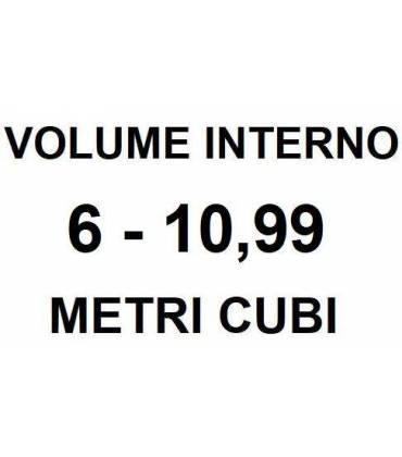 Volume interno da 6 a 10,99 metri cubi