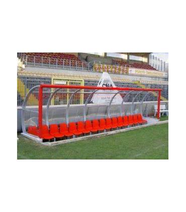 Panchine policarbonato trasparente misure a richiesta