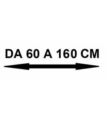 Da 60 a 160 cm