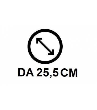 Diametro lama da 25,5 cm