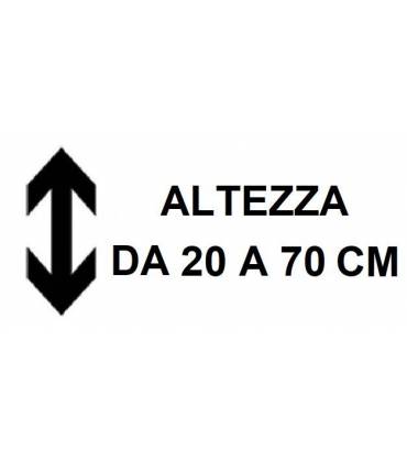 Altezza da 20 a 70 cm