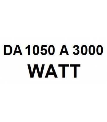 Potenza da 1050 a 3000 watt