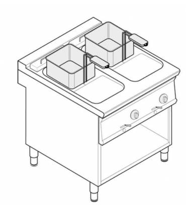 Linea prof.70 - 2 vasche