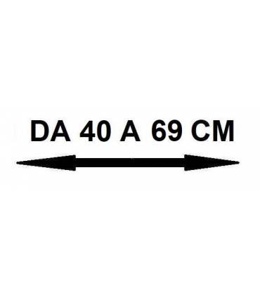 Larghezza da 40 a 69 cm