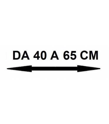 Larghezza da 40 a 65 cm