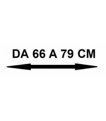 Larghezza da 66 a 79 cm