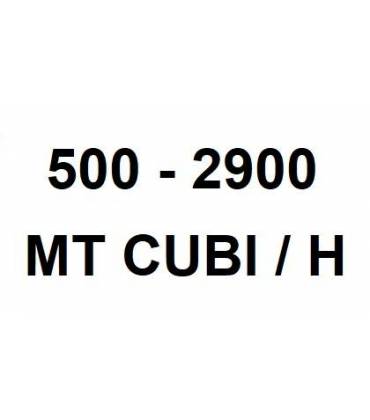 Portata da 500 a 2900 mt cubi / orari