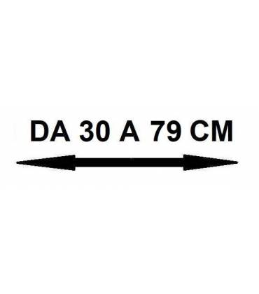 Larghezza da 30 a 79 cm