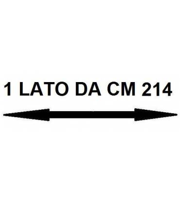 Con un lato da cm 214