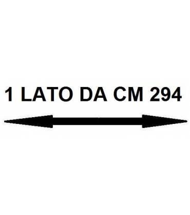 Con un lato da cm 294