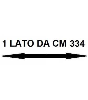 Con un lato da cm 334