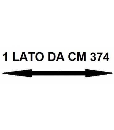 Con un lato da cm 374