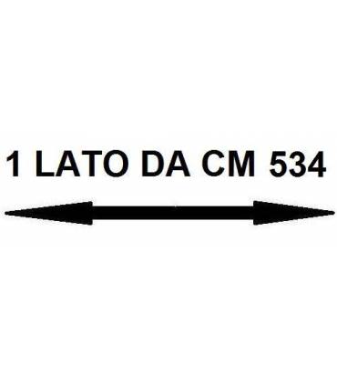 Con un lato da cm 534