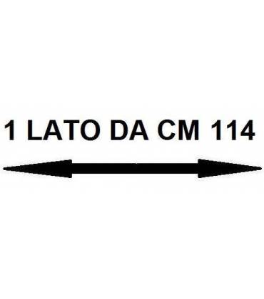 Con un lato da cm 114