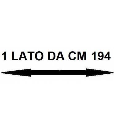 Con un lato da cm 194