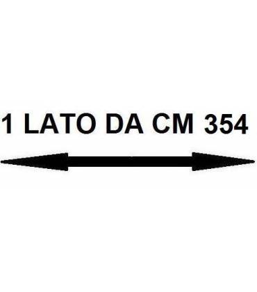 Con un lato da cm 354