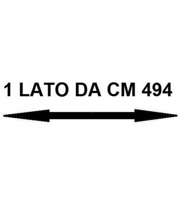 Con un lato da cm 494