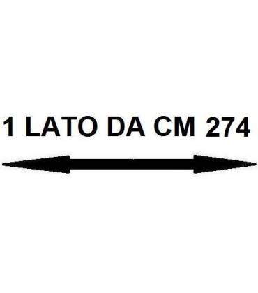 Con un lato da cm 274